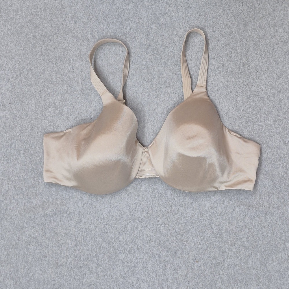 Bali Women Bra 42C Beige T Shirt Underwired Strap Adjustable